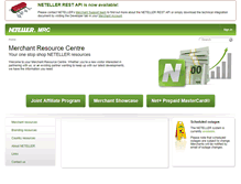 Tablet Screenshot of mrc.neteller.com